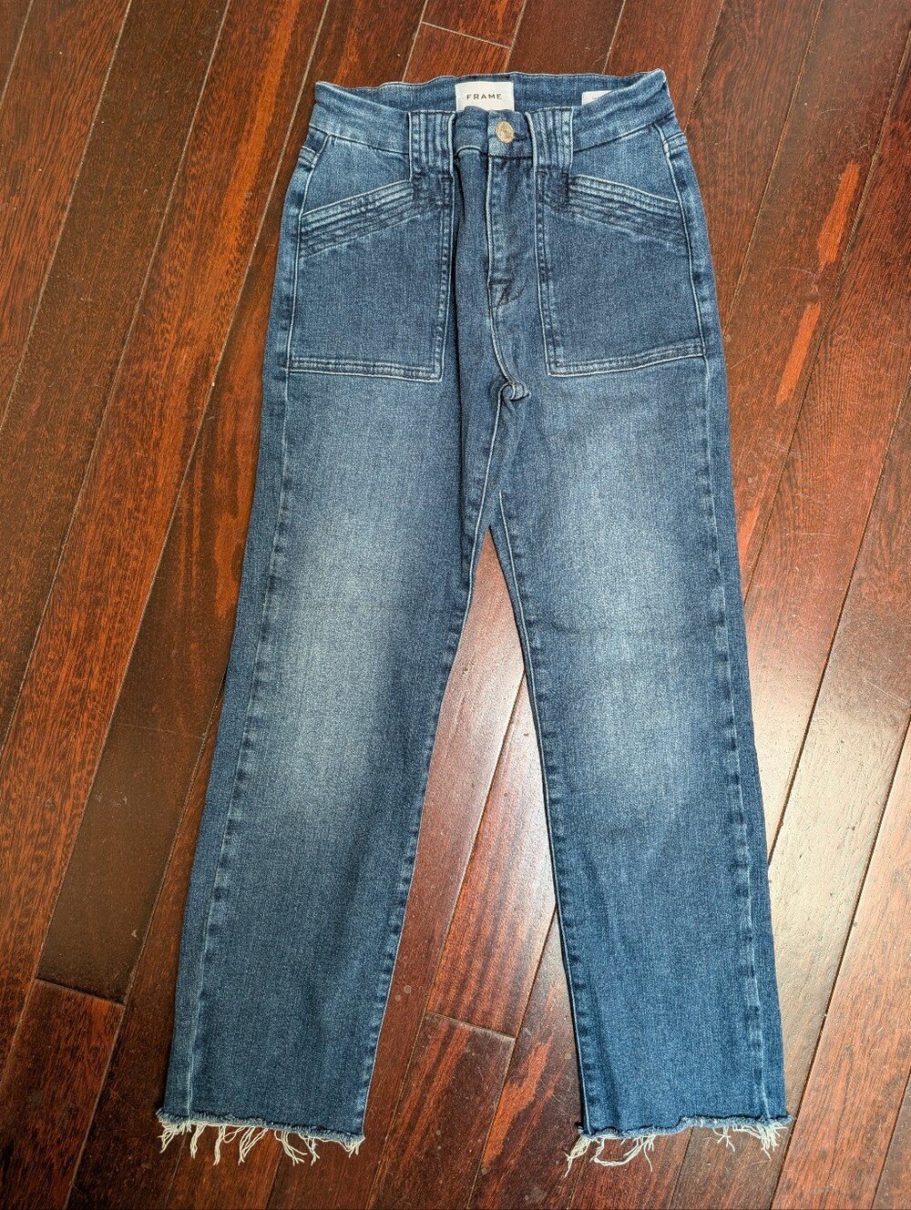Frame Le High Straight Jeans - Aurora Wash